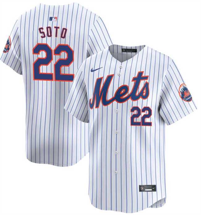 Youth New York Mets #22 Juan Soto White 2024 Home Limited Stitched Jersey Dzhi